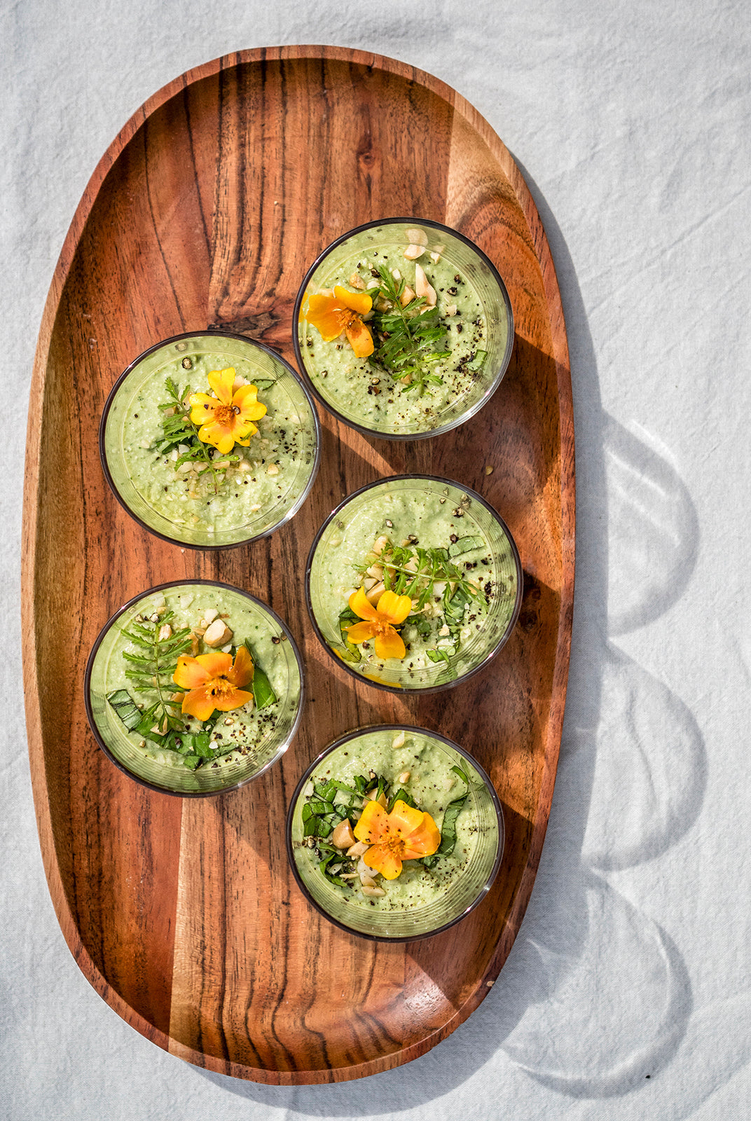 Spiselige blomster i hagen