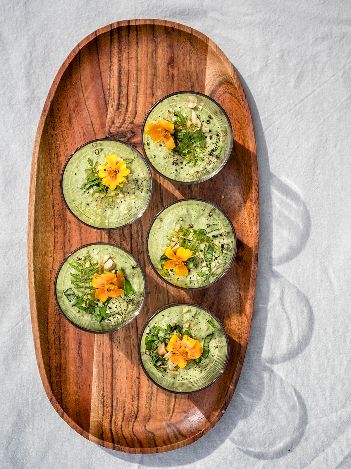 Spiselige blomster i hagen